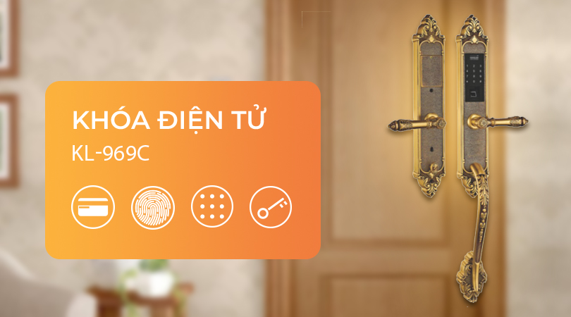 Cách thức mở khóa đại sảnh Kassler KL-969 tân cổ điển - khoavantaychinhhang.com